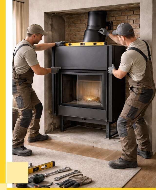 Установка каминных топок в Инте под ключ от 18256 р. | ЭриданИнт