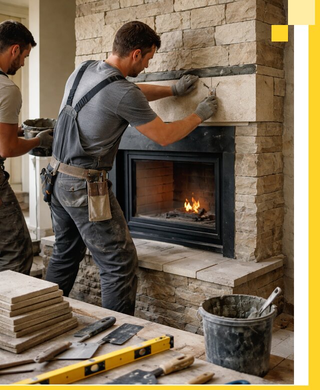 Проектирование и установка открытых каминов в Инте