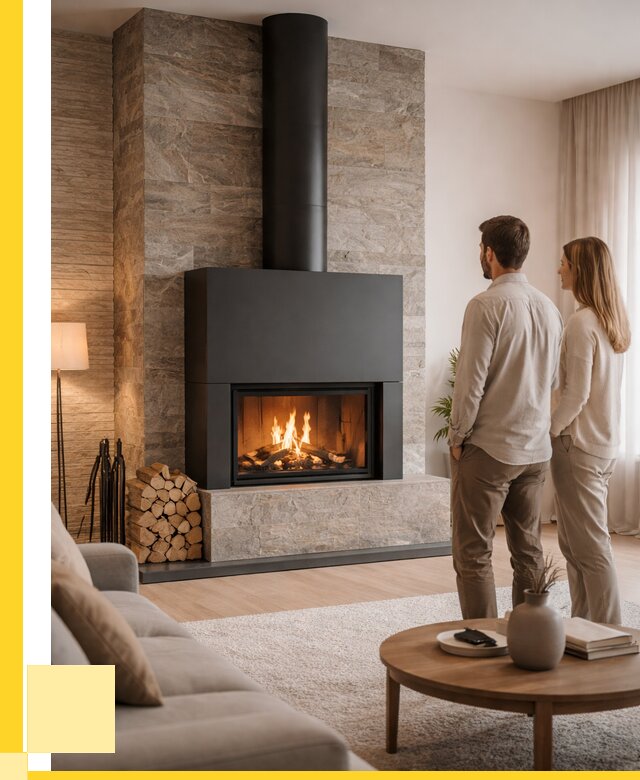 Закрытые камины под ключ в Инте от 121704 р., ЭриданИнт