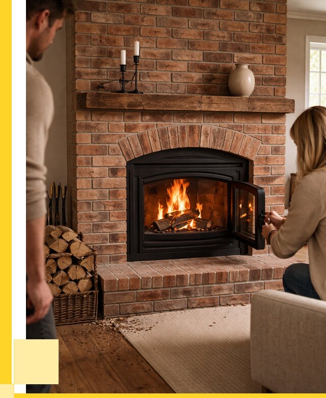 Кирпичные камины под ключ в Инте от 152130 р. | ЭриданИнт