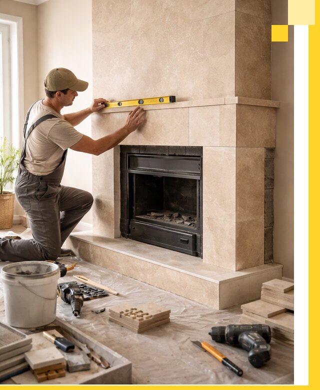 Установка и монтаж каминов в частном доме под ключ в Инте