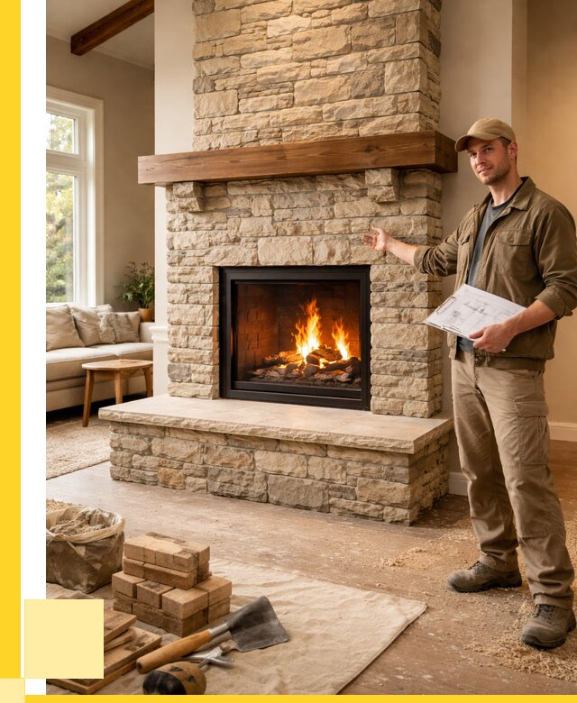 Камины под ключ в Инте от 182556 р. | ЭриданИнт — установка