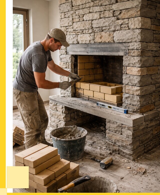 Кладка каминов и камина в Инте от 25355 р. ЭриданИнт