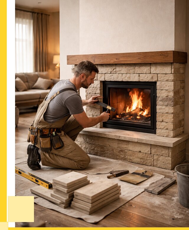 Строительство каминов в Инте от 152130 р., ЭриданИнт - под ключ