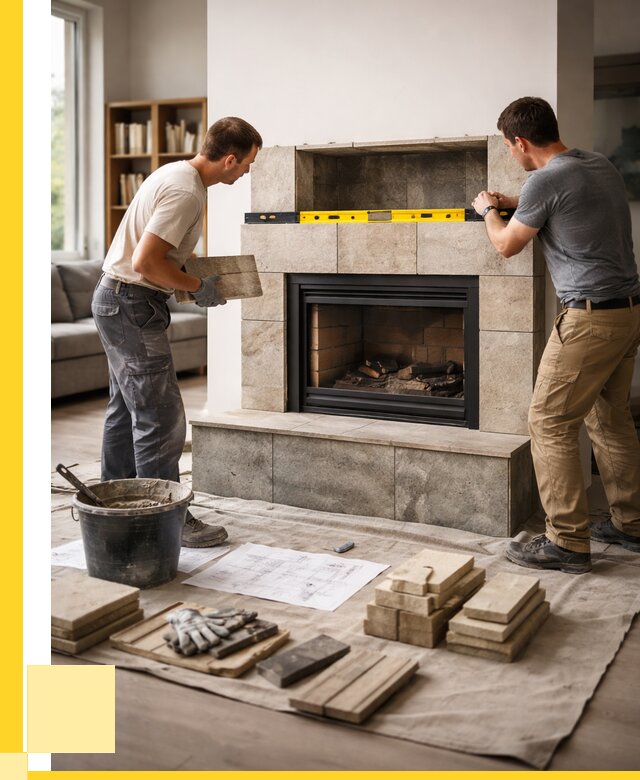 Монтаж каминов и установка в Инте от 45639 р. | ЭриданИнт