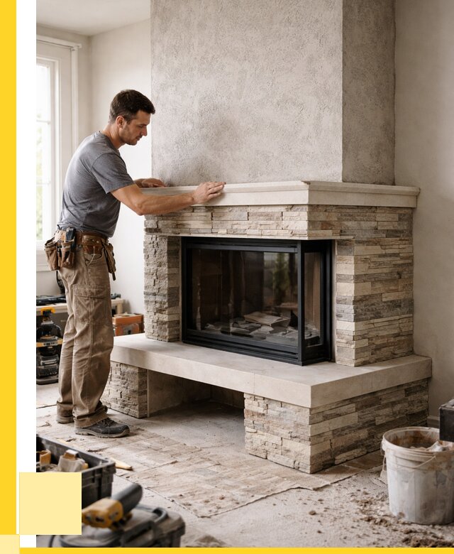 Изготовление каминов под ключ в Инте от 152130 р. | ЭриданИнт