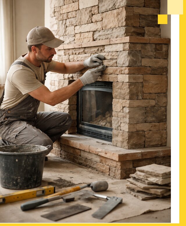 Проектирование и установка печей-каминов под ключ в Инте