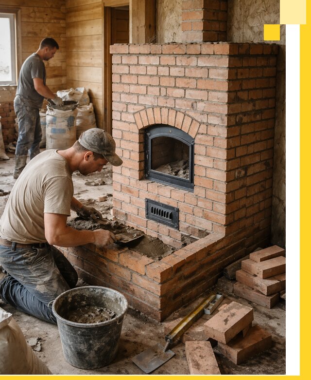 Профессиональное строительство печей в Инте под ключ