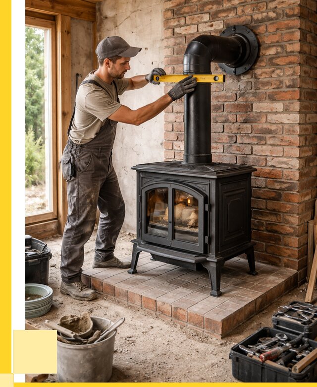 Монтаж печей установка банной печи в Инте от 15213 р. | ЭриданИнт