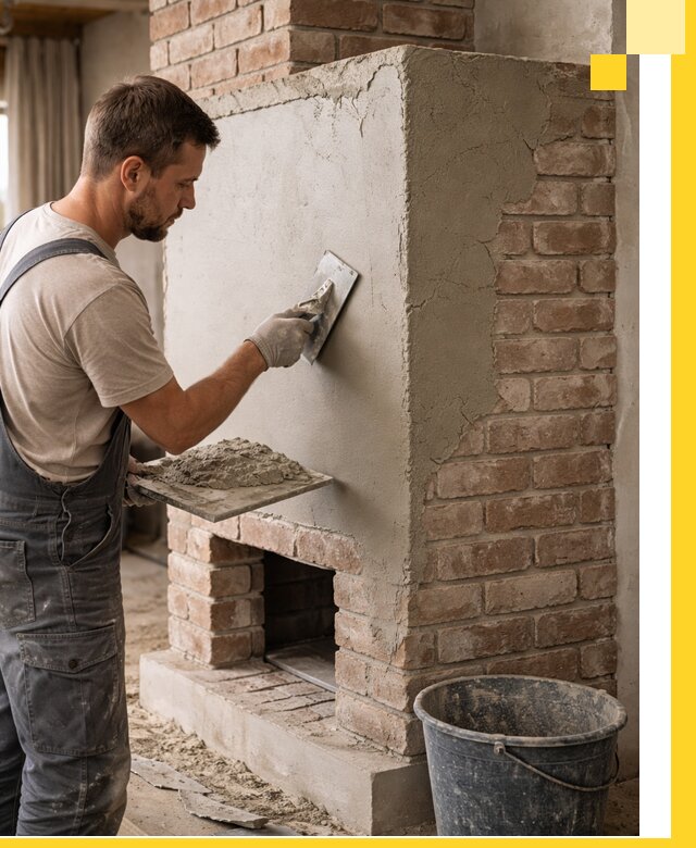 Отделка печей и облицовка каминов в Инте под ключ