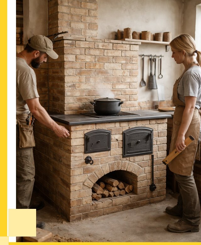 Варочно отопительные печи в Инте от 91278 р. | ЭриданИнт