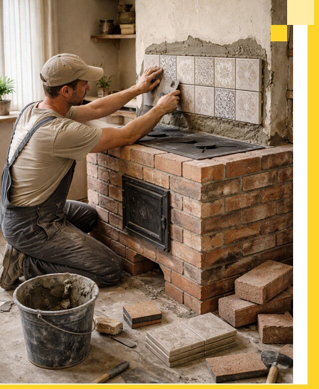 Печи с плитой на заказ монтаж гарантия и сервис в Инте