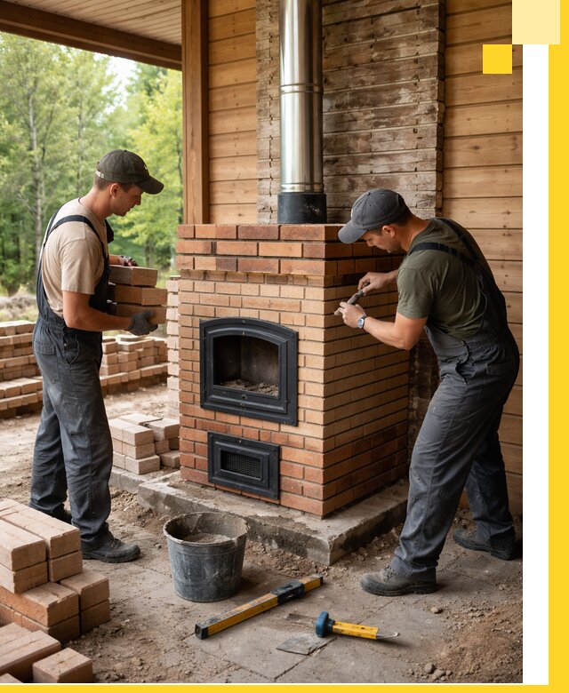 Производство и установка дачных печей под ключ в Инте