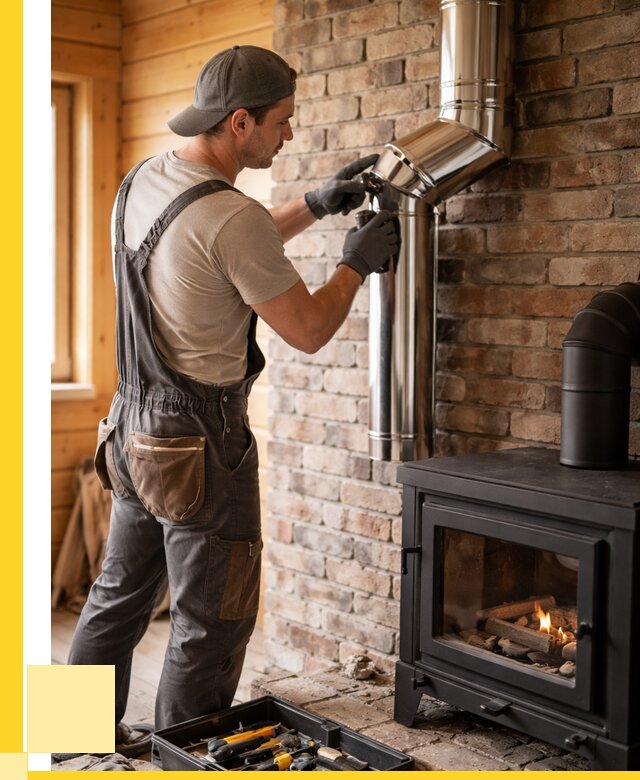 Монтаж дымоходов для печей в Инте от 7607 р. | ЭриданИнт