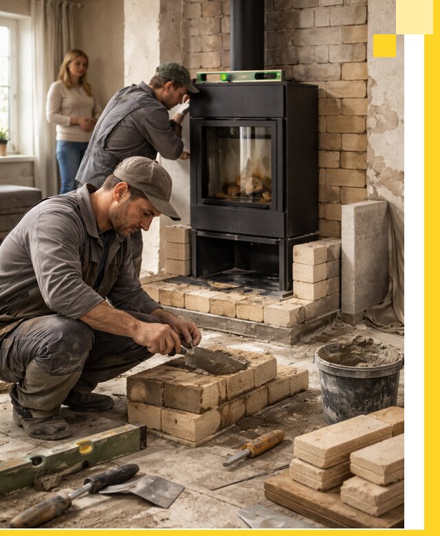 Печи и камины под ключ: проект, установка в Инте