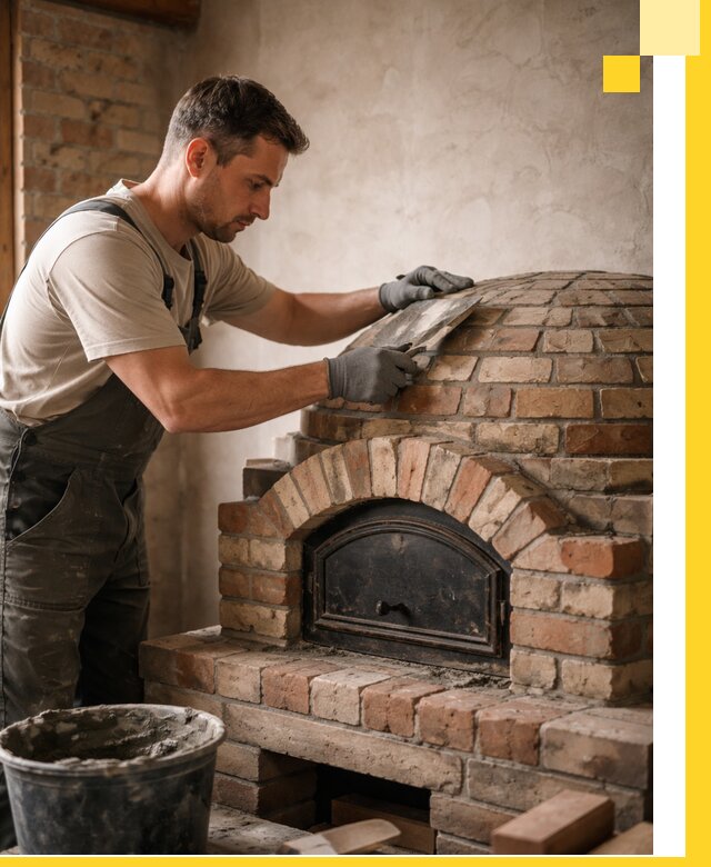 Изготовление и монтаж помпейских печей на заказ в Инте