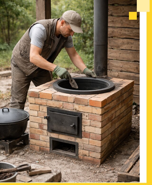 Изготовление и установка печей для казана в Инте под ключ