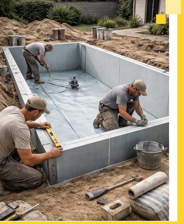 Профессиональный монтаж бассейнов под ключ в Инте с гарантией