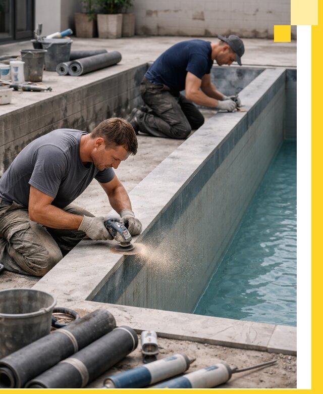 Профессиональный ремонт бассейнов под ключ в Инте