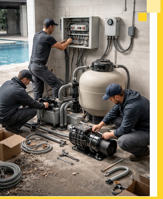 Профессиональный монтаж оборудования для бассейнов в Инте