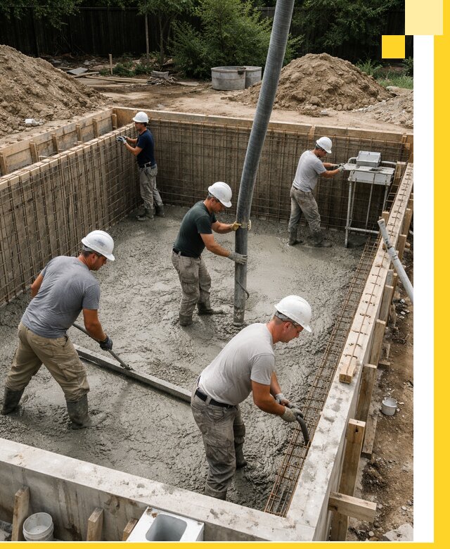 Строительство бетонных бассейнов под ключ в Инте