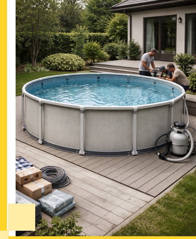 Купить каркасные бассейны в Инте от 45639 р. | ЭриданИнт