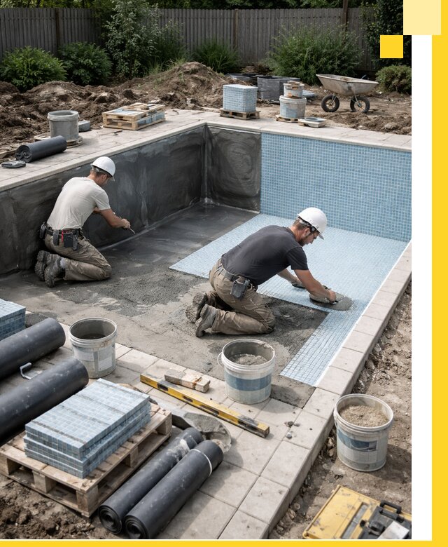 Проектирование и строительство стационарных бассейнов в Инте