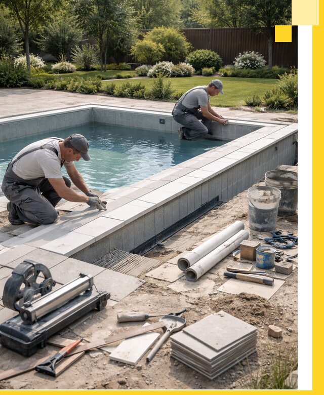 Строительство открытых бассейнов под ключ в Инте профессионально