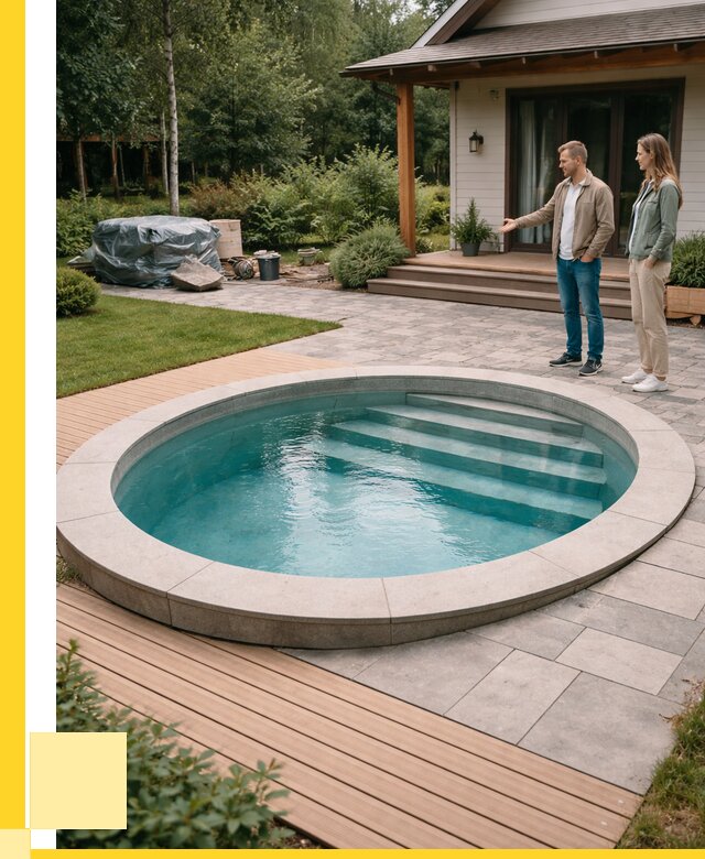 Бассейн на даче под ключ в Инте от 202840 р., ЭриданИнт