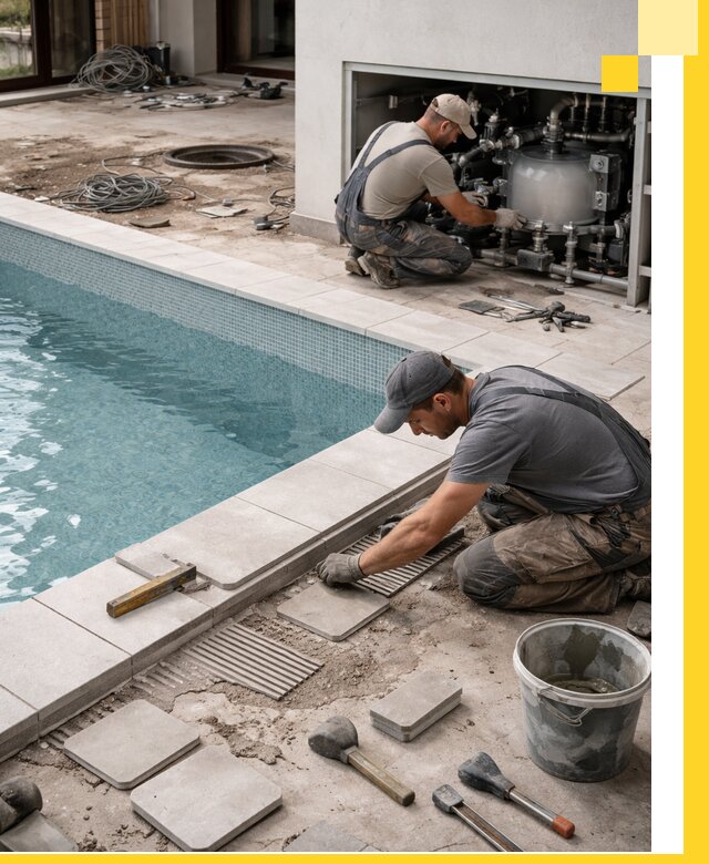 Строительство и монтаж бассейнов в коттедже в Инте