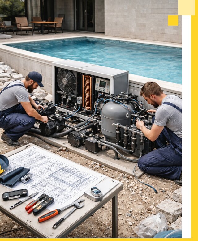 Проектирование и монтаж бассейнов с подогревом в Инте