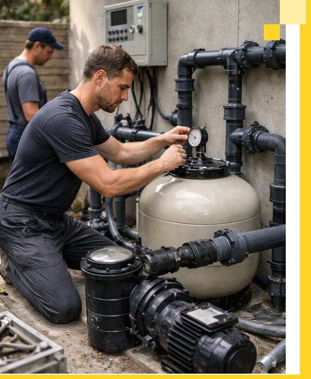 Поставка и монтаж фильтровального оборудования для бассейнов в Инте