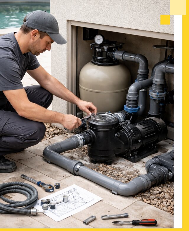 Поставка, монтаж и сервис насосов для бассейнов в Инте