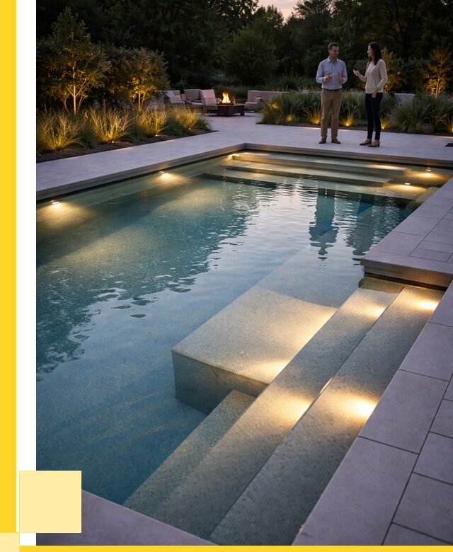 Освещение бассейнов в Инте под ключ от 25355 р. | ЭриданИнт