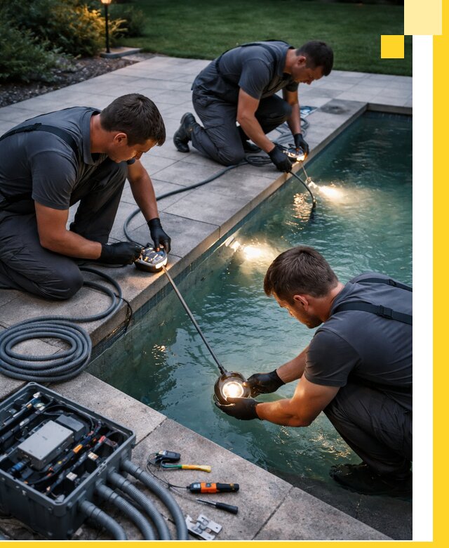 Профессиональное освещение бассейнов в Инте: дизайн и монтаж