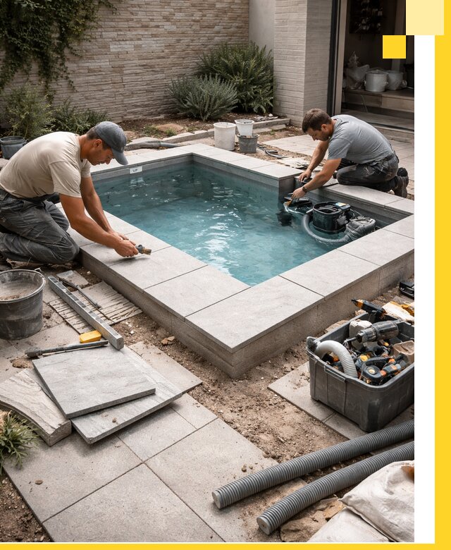 Мини бассейны под ключ в Инте, дизайн и установка