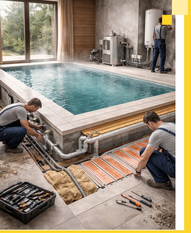 Проектирование и строительство тёплых бассейнов в Инте