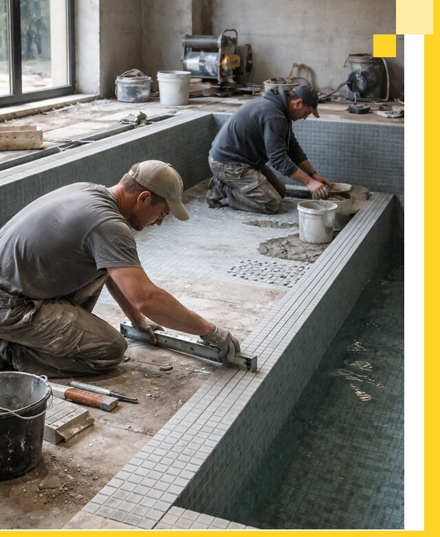 Строительство бассейна в частном доме в Инте под ключ