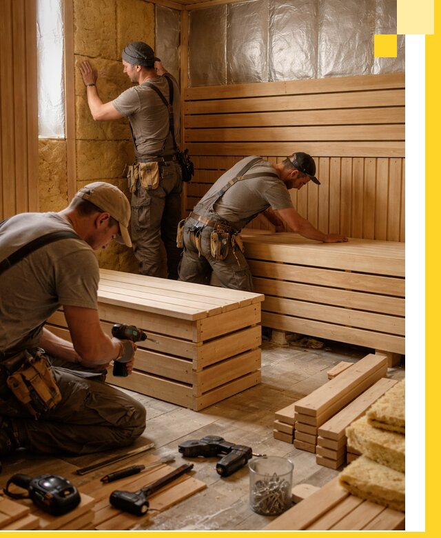 Профессиональное строительство саун под ключ в Инте