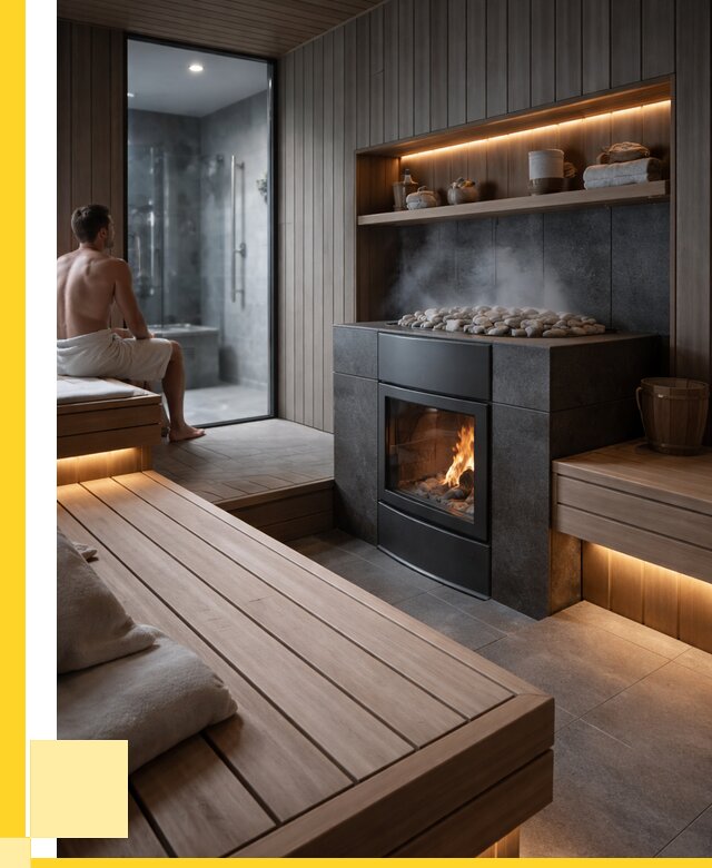 Проект сауны в частном доме в Инте от 35497 р. | ЭриданИнт
