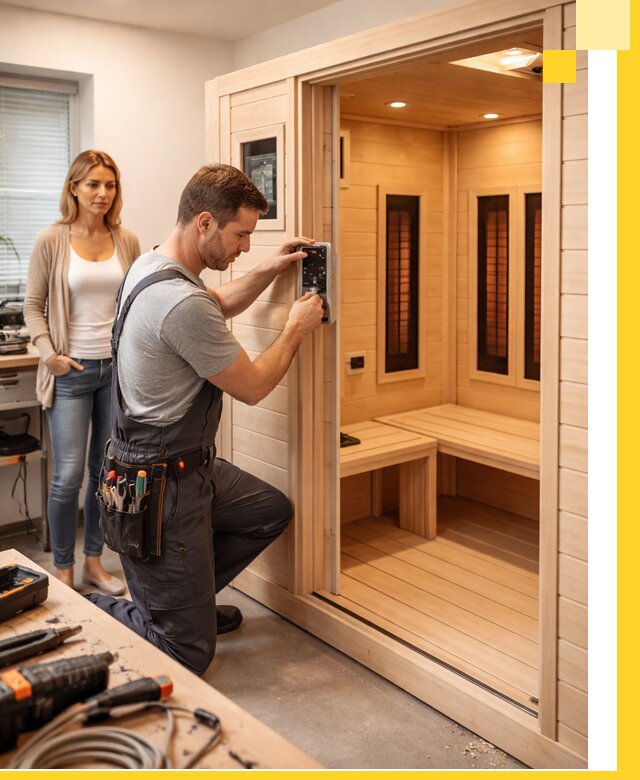 Инфракрасные сауны под ключ в Инте продажа и установка