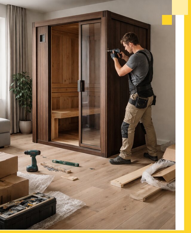 Установка и производство мини саун под ключ в Инте