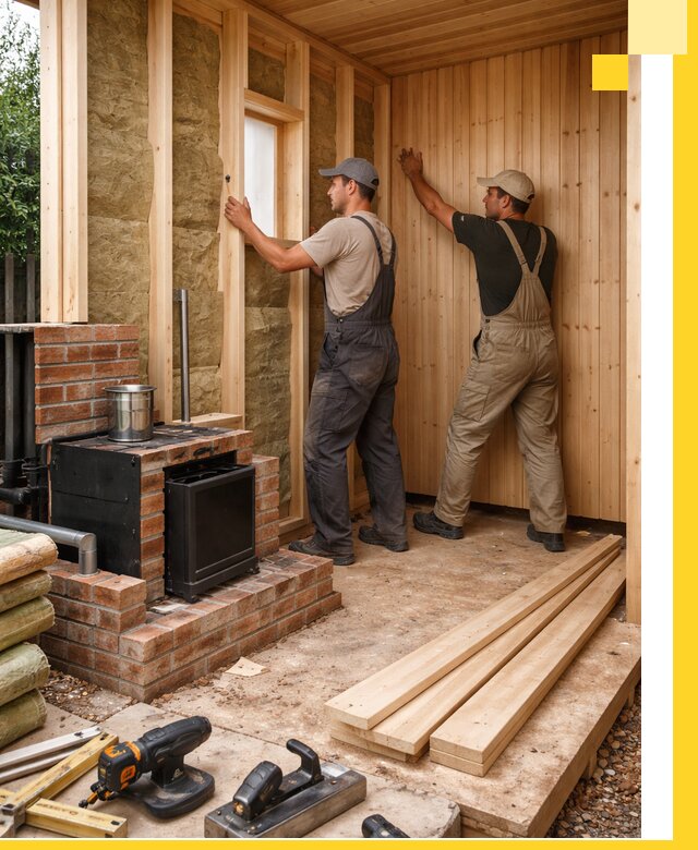 Строительство и установка дачных саун под ключ в Инте