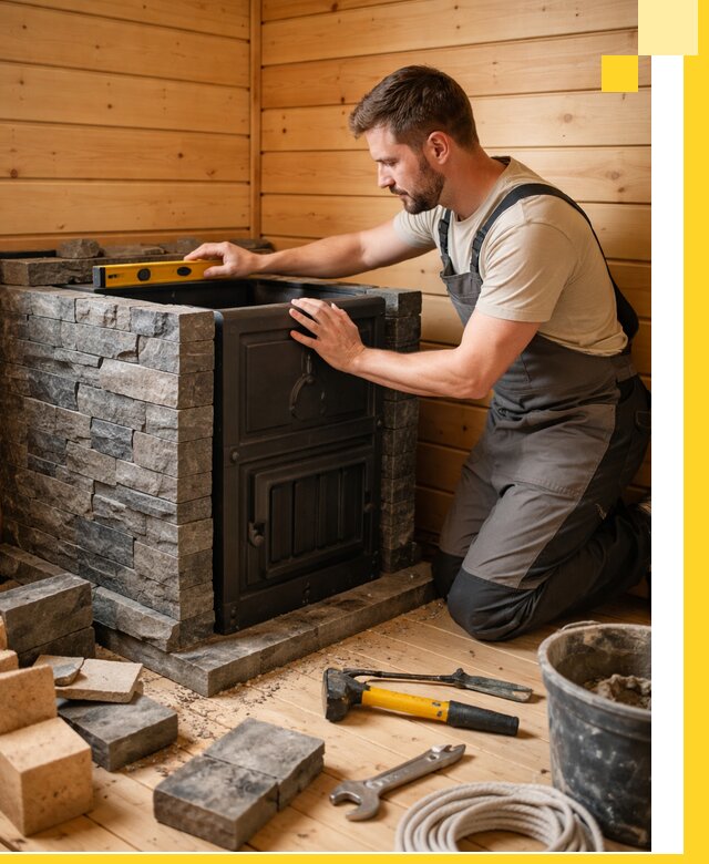 Производство и установка печей для саун под ключ в Инте