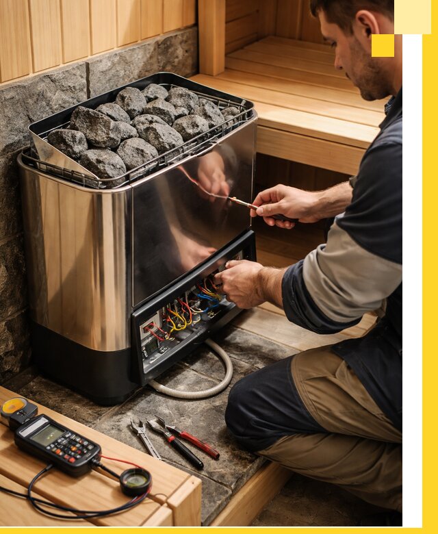 Продажа и установка электрокаменок для саун в Инте