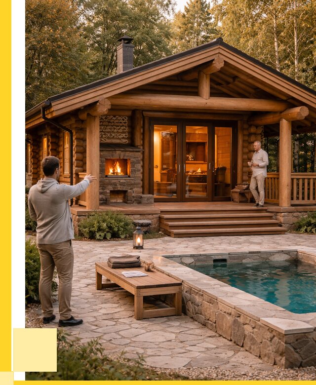 Проекты бань и хамам в Инте от 25355 р. | ЭриданИнт