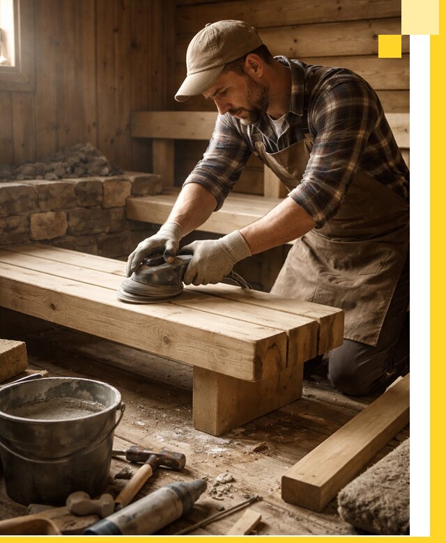 Ремонт бань под ключ в Инте с гарантией качества и сроков