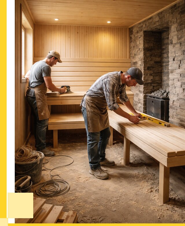 Отделка бани в Инте: внутренняя отделка от 3043 р. | ЭриданИнт