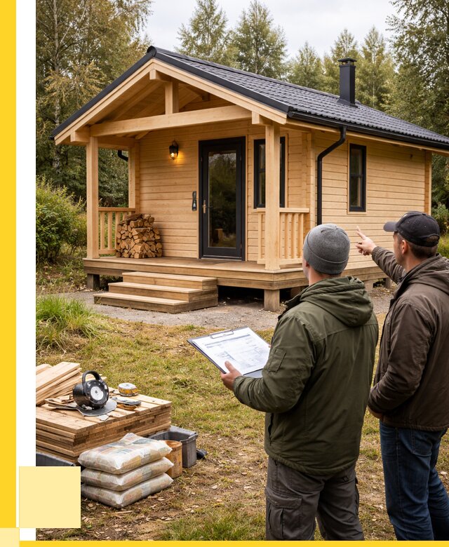 Каркасные бани под ключ в Инте от 304260 р. | ЭриданИнт