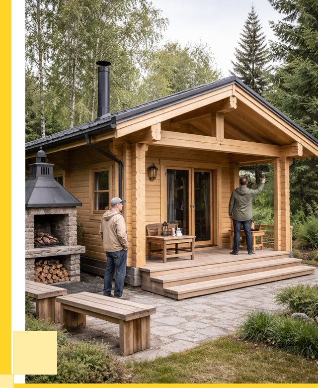 Деревянные бани под ключ в Инте от 456390 р. | ЭриданИнт